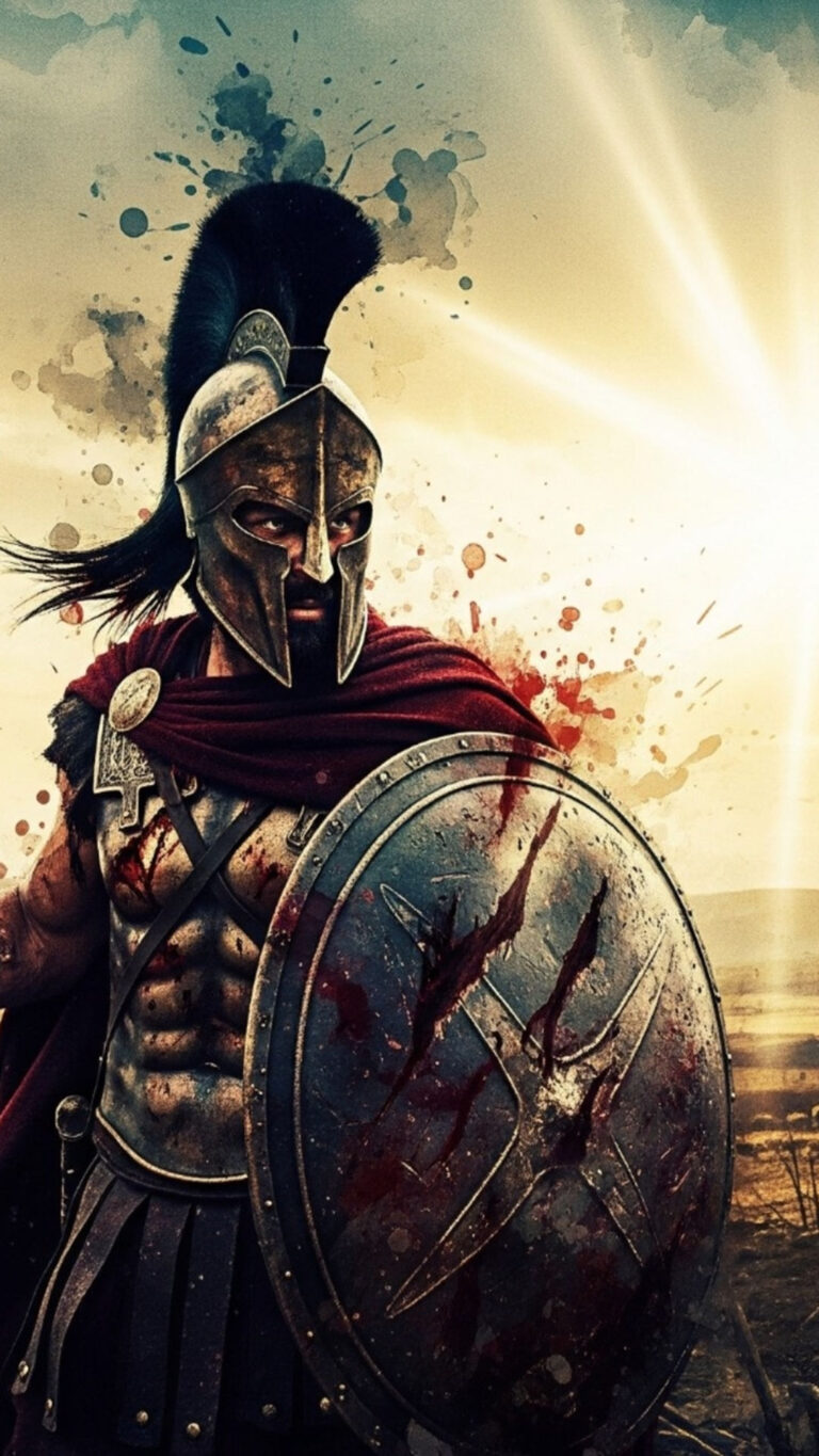 Spartan Warrior After Battle / Free UHD Wallpaper