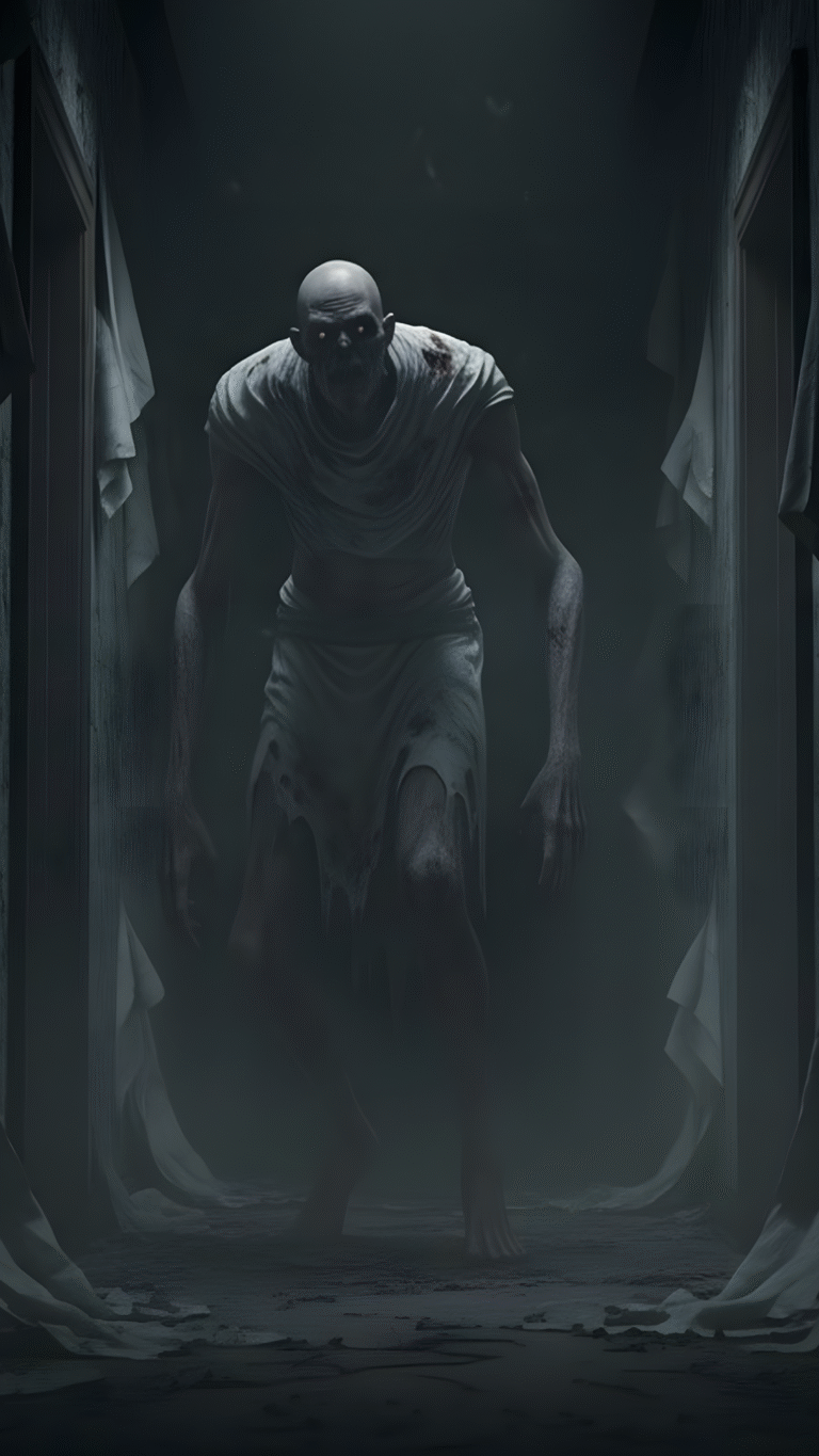 Creepy Monster Dark Hallway / Free UHD Wallpaper