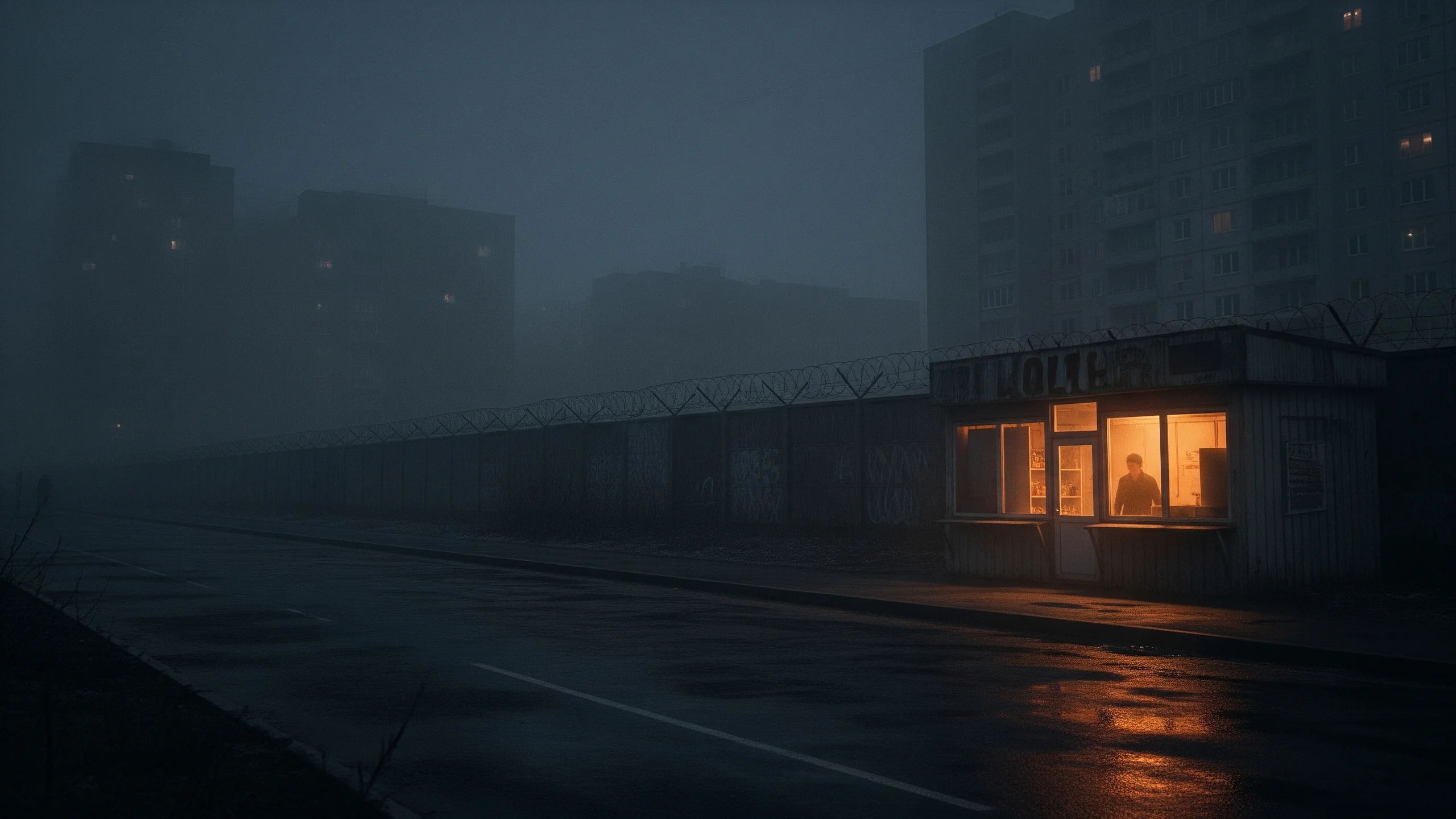 Desolate Soviet City Wallpaper